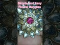 Simple and Easy flower Bangles or bracelet making