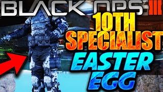 BLACK OPS 3 10TH SPECIALIST CHARACTER EASTER EGG FOUND OUTSIDE OF MAP! - BO3 NEW 10TH SPECIALIST