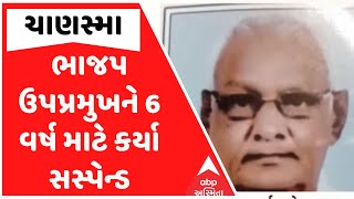 Patan| પ્રદેશ ભાજપે ચાણસ્મા ભાજપ ઉપપ્રમુખને 6 વર્ષ માટે કર્યા સસ્પેન્ડ, જાણો શું છે મામલો?