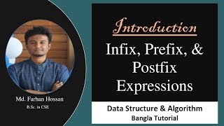 Infix, Prefix & Postfix expressions | Data Structure & Algorithm | Bangla Tutorial