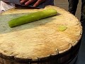 cutting zigzag cucumber blindfolded.AVI