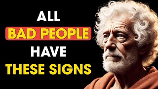 All EVIL People around You, Have These SIGNS | Stoic Philosophy