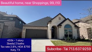 1 beautiful one Story home 3beds 2 baths 1 study- $455k ready to move in - Katy, TX