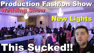 DJ GIG LOG 094 | Fashion Show Production | Wedding Show 4 | NEW Lights ADJ Element Hex