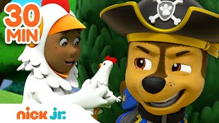 PAW Patrol Silliest Moments! 😄 w/ Chase, Rubble & Marshall! | 30 Minute Compilation | Nick Jr.