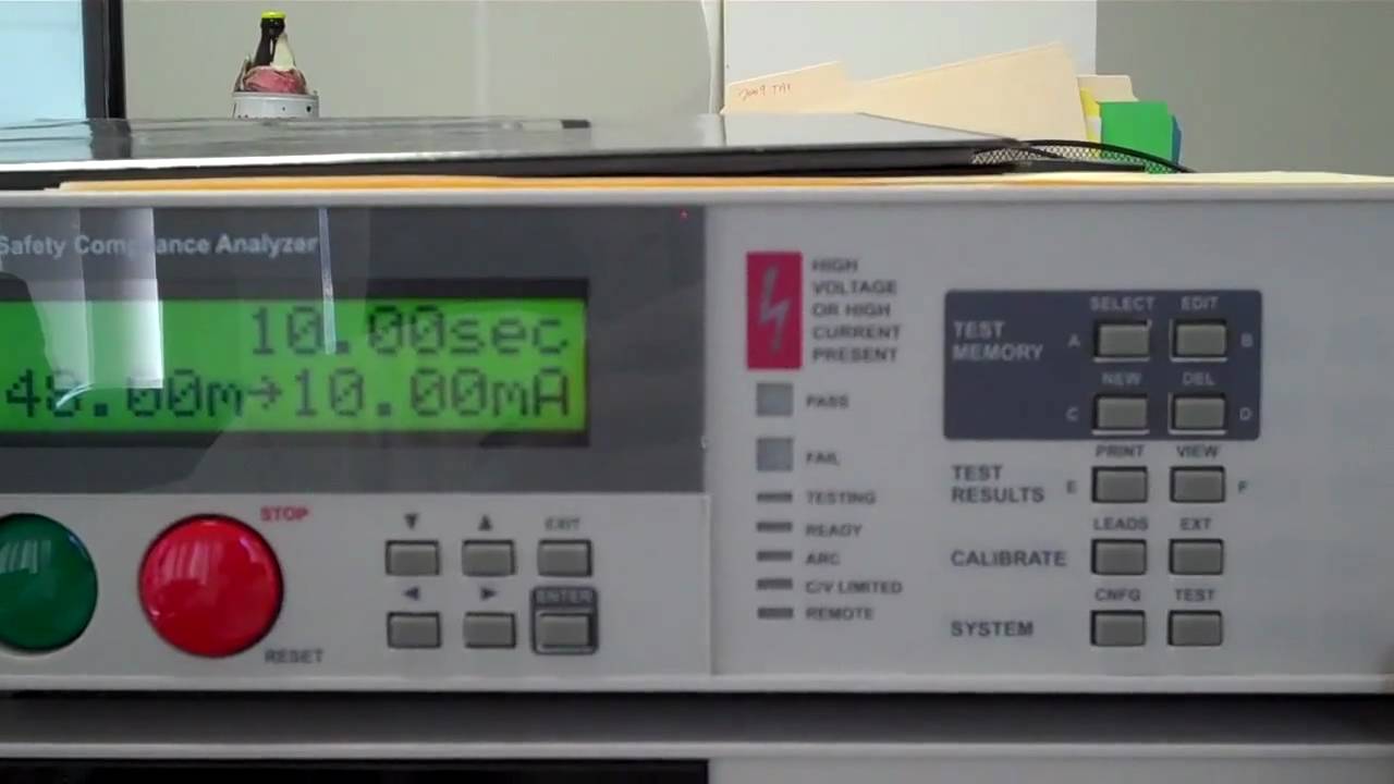 Vitrek 952i Test Sequence Set Up Youtube