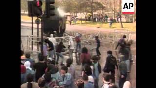 CHILE:  ANNIVERSARY OF MILITARY COUP DEMONSTRATION