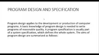 Foundation of Sequential Programming