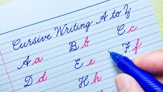 Cursive writing a to z for beginners | Cursive writing abcd | English Cursive handwriting abcd | abc