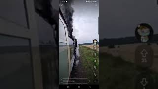 double headed steam from Weybourne to Holt, North Norfolk Railway 4/9/21