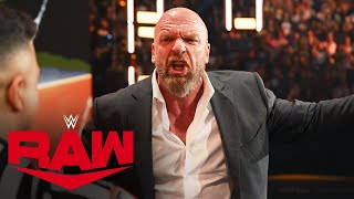 HHH attempts to stop Brock Lesnar and Bobby Lashley from fighting each other: Raw, Oct. 31, 2022