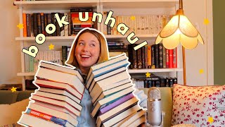 HUGE BOOK UNHAUL  (new year new me? lol)