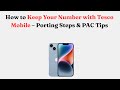 How to Keep Your Number with Tesco Mobile – Porting Steps & PAC Tips