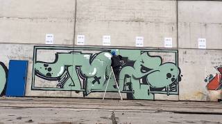 Toeser One - BIG GRAFFITI - Highlights timelapse