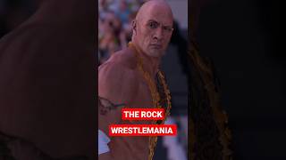 The Rock WRESTLEMANIA Entrance 🔥 WWE 2K23 #shorts #wwe2k23 #wwe2k22