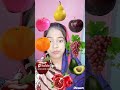 fruit emoji etting challenge video 🍐🍊🍏 food foodemoji eating short video