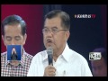 Jusuf Kalla Kritik Banyaknya Impor Pangan - Debat Final 5 Juli 2014