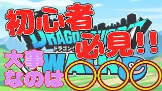 【DQW】初心者必見!!一番大事なのは絶対にこれ⁉装備なんて一つあればなんとかなる!!【ドラクエウォーク｜タイガ】