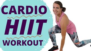 Cardio HIIT Workout For Fat Loss – 25 Minute Low Impact HIIT Cardio Exercises – Pyramid Style