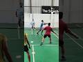 Badminton Backhand Kill Shot From Net