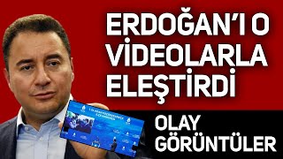 Olay görüntüler: Ali Babacan, Erdoğan'ı o videolarla eleştirdi