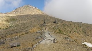 木曽御嶽山登山4 =九合目石室～剣ヶ峰山荘2013 08 11 mt.KisoOntakesan