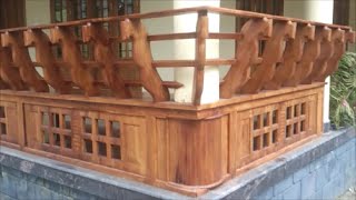 Seat and Brackets on the Sitout ( Kerala House )