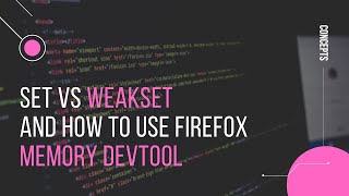 JavaScript Garbage collection in action, Set vs WeakSet | Deep Dive | Code along with Vishal