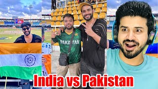 Pakistani React on INDIA VS PAK dekhne Abhishek Sri Lanka chalagya😍but ye kya hua?😟 Reaction Vlogger