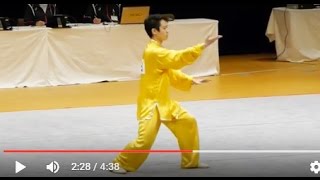 全日本武術太極拳2016 (男子 太極拳) 吉田慎之佑  tv2ne1