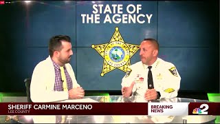 Sheriff Carmine Marceno addresses FBI investigation Tuesday evening