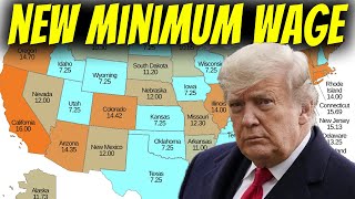 Trump Considers RAISING Federal Minimum Wage | 23 States Increase Wages