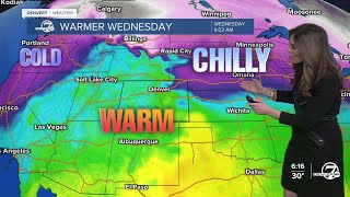 Warm, windy Wednesday in Denver metro; blustery, snowy in mountains