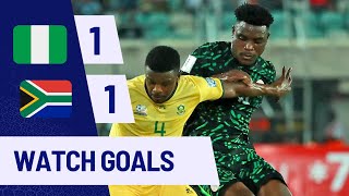 NIGERIA VS SOUTH AFRICA(1-1)-WORLD CUP QUALIFIERS-GOALS&HIGHLIGHTS