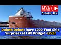 ⚓️Duluth Debut: Rare 1000-Foot Ship Surprises at Lift Bridge!