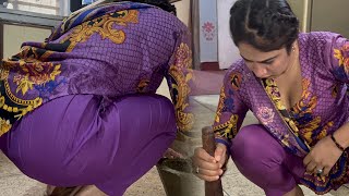 Desi Aunty Cleaning Vlog _ Village Life _ Pakistani Housewife Hot Vlog _ Desi Hot Cleaning Vlog