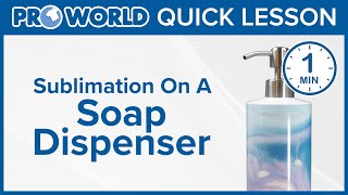 Sublimation On Stainless Steel Soap Dispenser