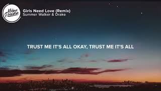 Summer Walker & Drake Girls Need Love Remix Karaoke
