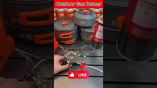 Camping Outdoor Windproof Gas Burner #campinglife #youtubeshorts