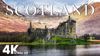 Scotland 4K - Frozen Beauty of the Highlands - Beautiful Relaxing Music