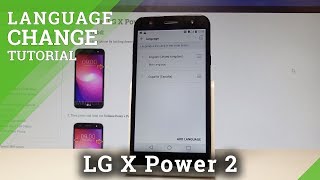 How to Set Up Language in LG X Power 2 - Change Language |HardReset.Info