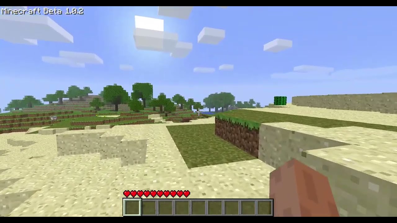 Minecraft Java Edition Beta 1.0.2 - YouTube