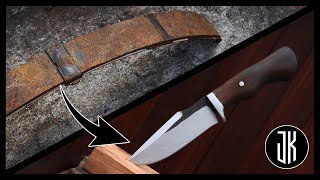 Knife Making | Knife from Leaf Spring