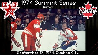 Game1 - 74 Summit Series: Canada (WHA Allstars) vs Soviet Union