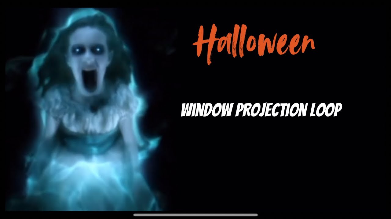 Halloween Window Projection Youtube