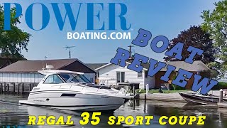 (live) #REGAL 35 SPORT COUPE (Boat Review)