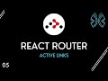 React Router Tutorial - 5 - Active Links