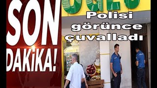 Çuvallı hırsız, polisi görünce çuvalladı  BALIKESİR