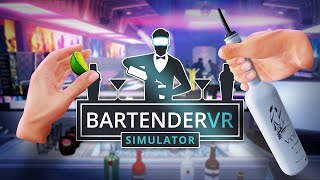 BARTENDER VR SIMULATOR | Gameplay mechanics preview | no commentary | Meta Quest