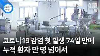 코로나19 감염 첫 발생 74일 만에 누적 환자 만 명 넘어서 / YTN 사이언스